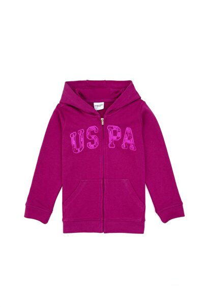U.S. Polo Assn. Paiete brodate pentru fete K cu glugă B basic Sweat tricou TEKSPORPU-788.0