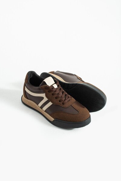 tivana Kadın Sneaker Bağcıklı Spor Ayakkabı Tera - Kahverengi