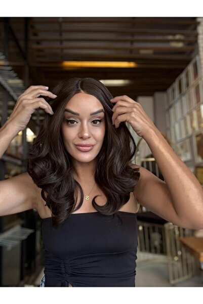 Suzan Peruk Medikal Hayalet Tül Peruk Her yöne ayrımlı Üst kalite Kemoterapi ...