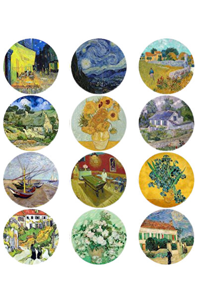 ANSHA CRAFTS Van Gogh 2 Bullet Journal - Ajanda - Planner - Defter- Laptop- T...