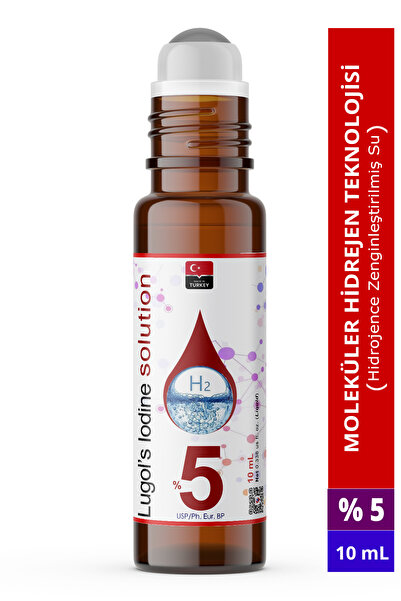 Dolar Kimya Lugol Çözeltisi %5 | 10 Ml | Roll On Cam Damlalıklı Şişe (Pharma ...