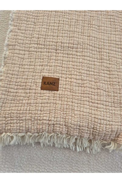 phokaia Kanz 100% Cotton 5-Layer Quilted Muslin Blanket 90 X 110 (Oeko-Tex Standard 100 Certified)