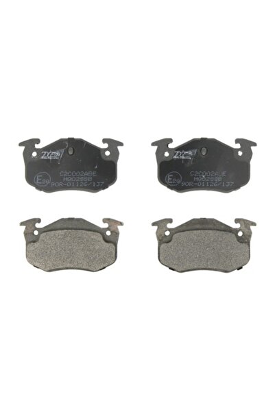 Abe Σετ 4 τεμαχίων πίσω τακάκια φρένων συμβατά με μοντέλα Citroen και Peugeot