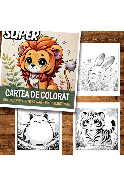 Legendary Gifts Super cartea de pictura, Mix de 50 de ilustratii cu Animalute...