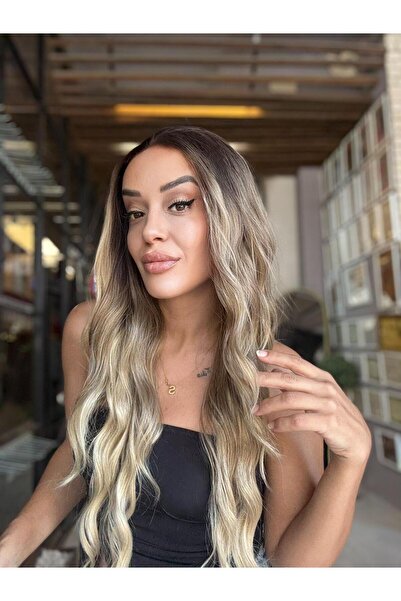 Suzan Peruk Su dalgalı Medikal Hayalet Tül Peruk -Her yöne ayrılan tül peruk