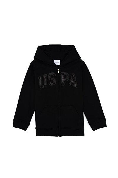 U.S. Polo Assn. Paiete brodate pentru fete K cu glugă B basic Sweat tricou TE...