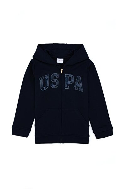 U.S. Polo Assn. Paiete brodate pentru fete K cu glugă B basic Sweat tricou TEKSPORPU-788.0