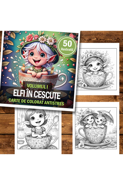 Legendary Gifts Carte de pictura, 50 de ilustratii Elfi in Cescute - Volumul I