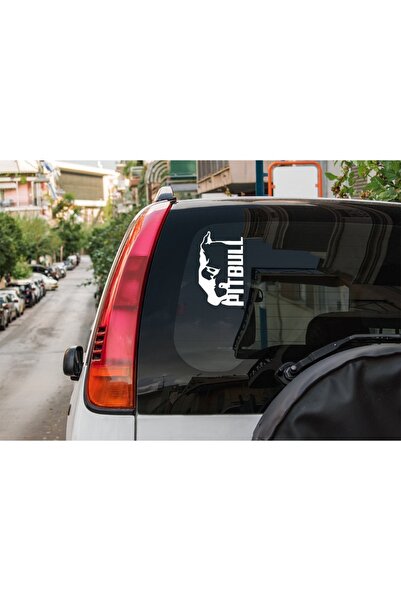 Oracal "Pitbull" car sticker, 18x15 cm, grey