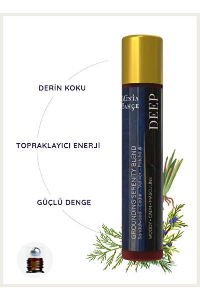 Minia Bahçe Bitki ve Sanat Atölyesi DEEP – Dengeleyici ve Topraklayıcı Roll-O...
