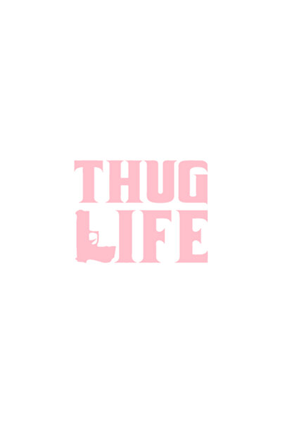Oracal Sticker auto ''Thug life'', 15x15 cm, roz
