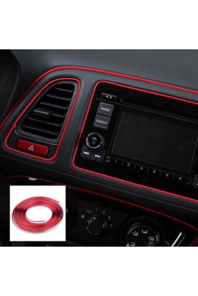 Keenso Decorative Car Strip Interior/Exterior, red, 5 meter