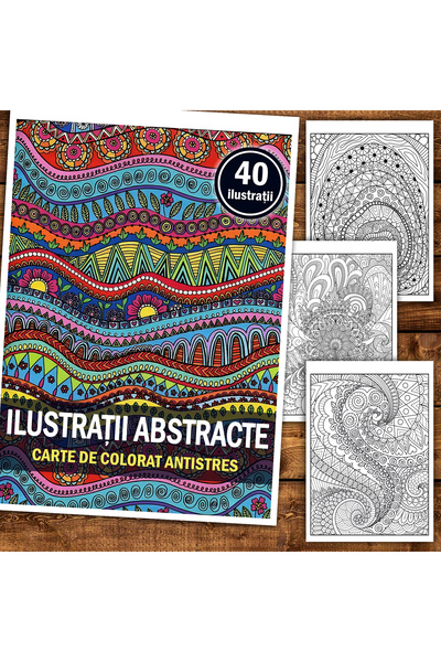 Legendary Gifts Книга за рисуване, 40 илюстрации Абстрактни илюстрации