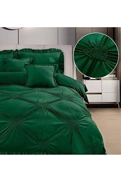 CHIRASO CHIRASO Bedding, Plush Velvet, Classic Sheet 220x240cm, Duvet Cover 200x230+12cm, 4 Pillowcases