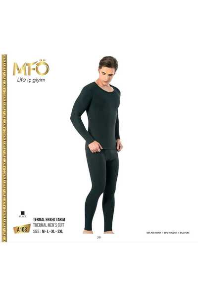 modafeed Men's Thermal Underwear Bottom Leggings High Quality Flexible
