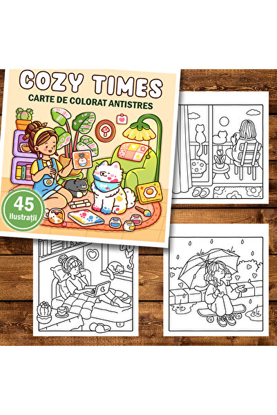 Legendary Gifts Carte de pictura, 45 de ilustratii Cozy Times