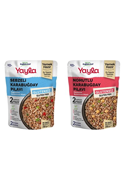 Yayla Glutensiz Sebzeli ve Nohutlu Karabuğday Pilavı 2’Li