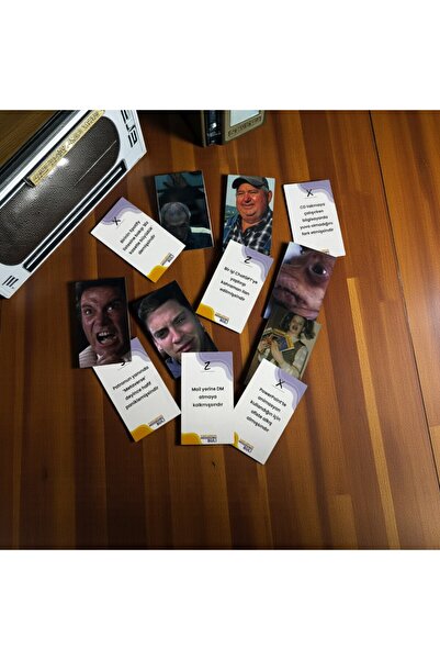 CNS Concept Moduna Göre Mini Photo Card Game Generation Conflict Multicolor