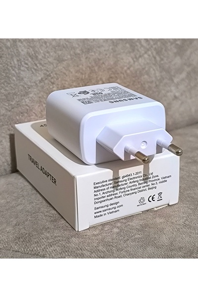Kotenart Samsung Uyumlu S21 S22 S23 S24 Ultra Type-C 45Watt Hızlı Şarj Adaptö...