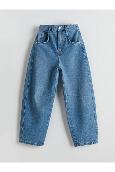 LC Waikiki Indigo Loose Fit Girls' Jeans