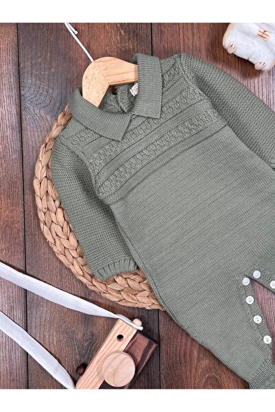 Kids Kingdom Winter Cotton Soft Knitwear Baby Boy Romper