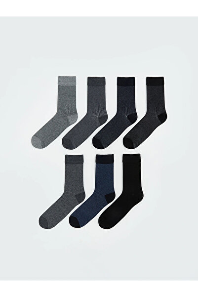 LC Waikiki Lcw Accessories Mixed Pattern Men's Socks 7 Pack