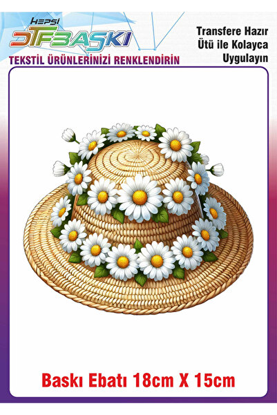 F17 Ajans طباعة DTF على القماش والملابس التي تلتصق بالقبعة القشية بالكي