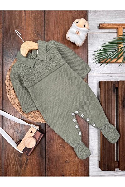 Kids Kingdom Winter Cotton Soft Knitwear Baby Boy Romper