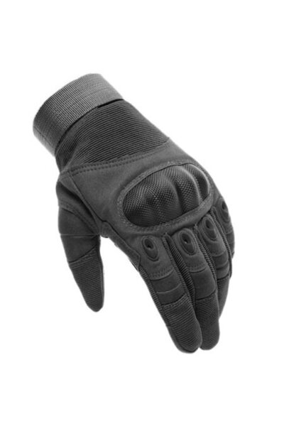 WTO Manusi ATV/UTV/Moto, tactice, cu protectie pentru monturi, Impermeabile, Respirabile, marime L, Negr