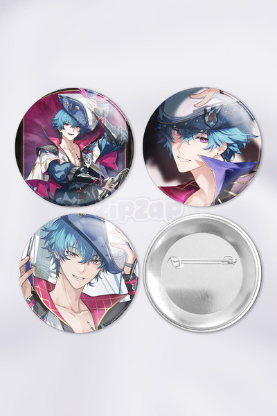 ZipZap Set de insignă cu buton cu ac pentru ornament pentru geanta Gacha Bran...