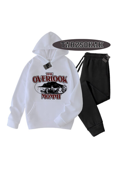 Tarzsokak White Hooded Overlook Detailed Double Set