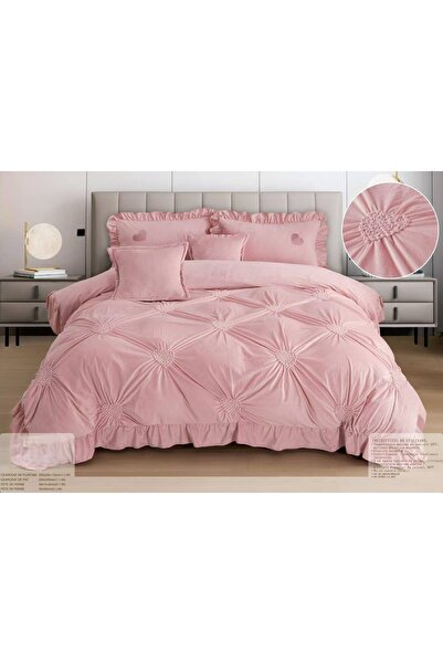 CHIRASO CHIRASO Bedding, Plush Velvet, Classic Sheet 220x240cm, Duvet Cover 200x230+12cm, 4 Pillowcases