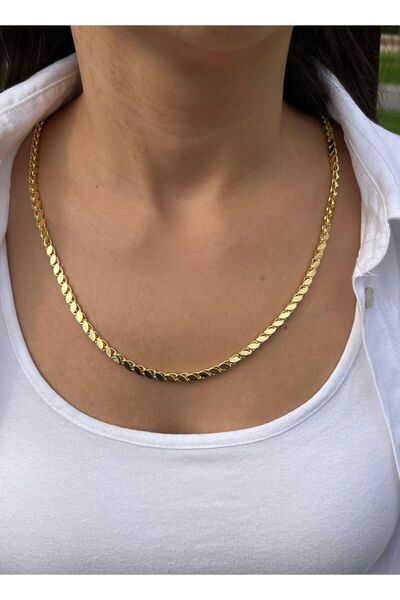 nunu takı Arpa Zincir Uzun Kolye