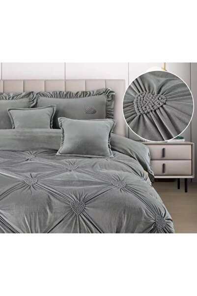 CHIRASO CHIRASO Bedding, Plush Velvet, Classic Sheet 220x240cm, Duvet Cover 200x230+12cm, 4 Pillowcases