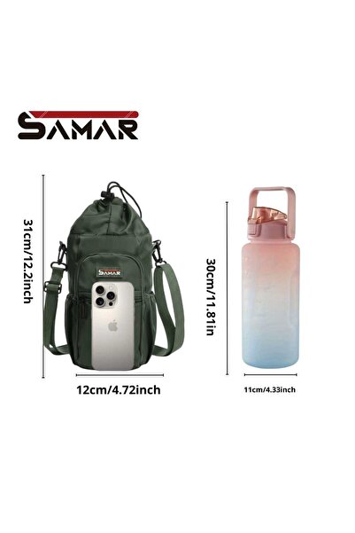 Samar Versatile, multi-pocket crossbody bag - 40 oz. capacity - 6 attractive colors, stylish and practical design