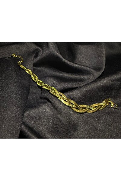 ReZar accessories İtalyan Zincir Örgü Çelik Bileklik