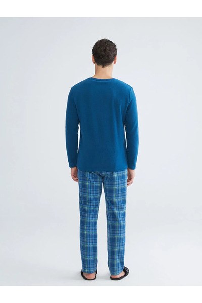 LC Waikiki Petrol Standard Fit Men's Pajama Set