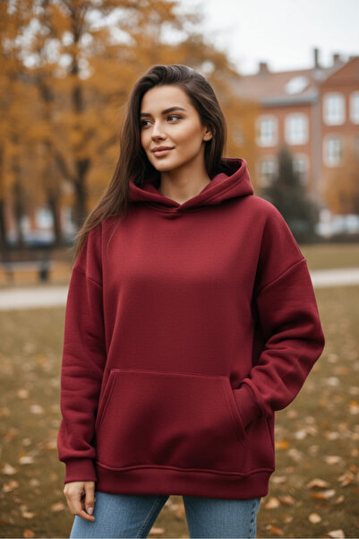 Windy Island سويت شيرت نسائي قصة فضفاضة مصنوع من القطن بنسبة 100% من نوع فليس...