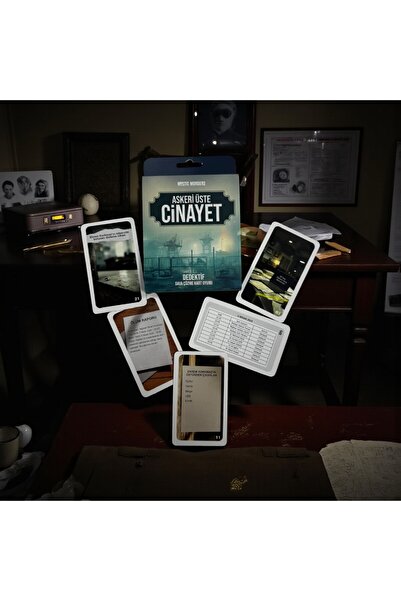 CNS Concept لعبة حل جريمة القتل بالبطاقات، ملف جريمة قتل عسكري، متعدد الألوان