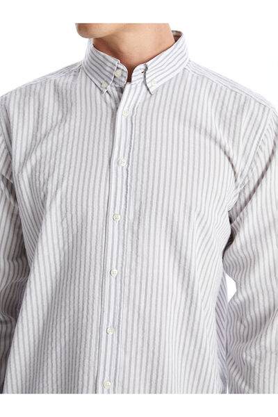 LC Waikiki Μακρυμάνικο ανδρικό πουκάμισο με κανονική εφαρμογή