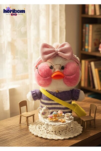 Heribom 30 Cm Özel Seri LaLafanfan Peluş Oyuncak Ördek