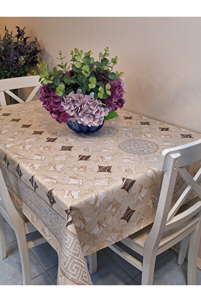 Başak Ev Tekstili Fiber PVC Oilcloth - Patterned Removable Tablecloth