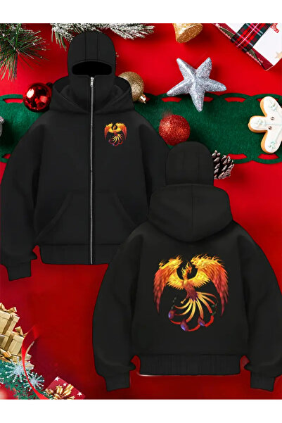 LAND MODA سترة صوفية للجنسين من Snow Masked Ninja من الصوف السميك بخيطين