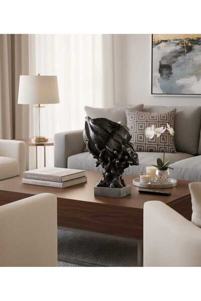 CURCUNA HEDİYELİK İstiridye Polyester Vazo