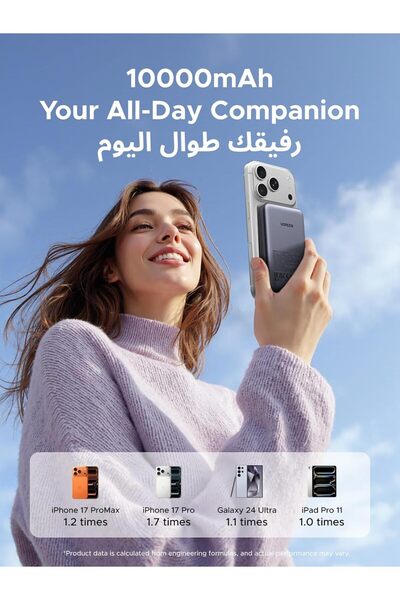 Ugre UGREEN Magsafe Power Bank 10000mAh Wireless Portable Charger PD 20W - Space Gray