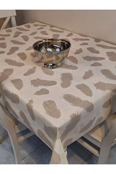 Başak Ev Tekstili Imported Erasable Pvc Tablecloth – Non-Slip Base, Fabric-Look Pvc Table Cover