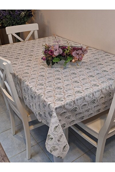 Başak Ev Tekstili Imported Erasable Tablecloth – Pvc Oilcloth with Non-Slip Base