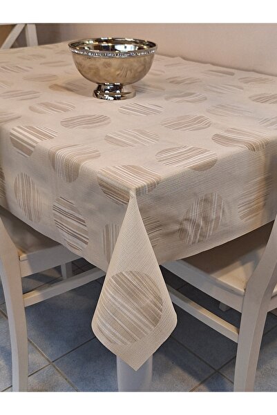 Başak Ev Tekstili Εισαγόμενο επιτραπέζιο ρούχο από PVC με δυνατότητα σκουπίσματος – Επιτραπέζιο ρούχο από PVC με υφασμάτινη εμφάνιση και αντιολισθητική βάση
