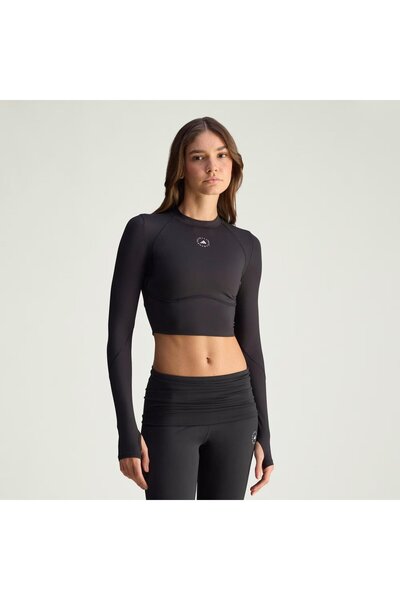 adidas By Stella McCartney Training Longsleeve Crop Kadın Tişört