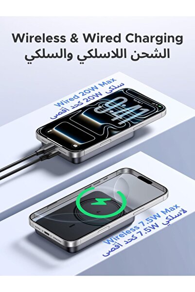 Ugre UGREEN Magsafe Power Bank 10000mAh Wireless Portable Charger PD 20W - Space Gray